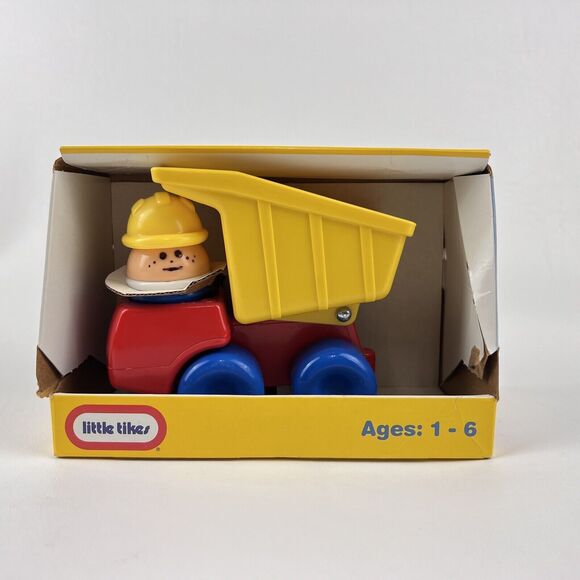 LITTLE TIKES Toddle Totmobiles Vehicles Dump Truck Construction 0045 VTG 90s USA - Picture 1 of 9